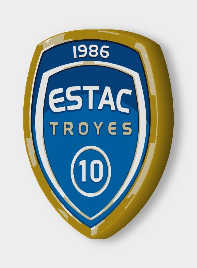 ES Troyes AC LED-Leuchtschild ausgeschaltet