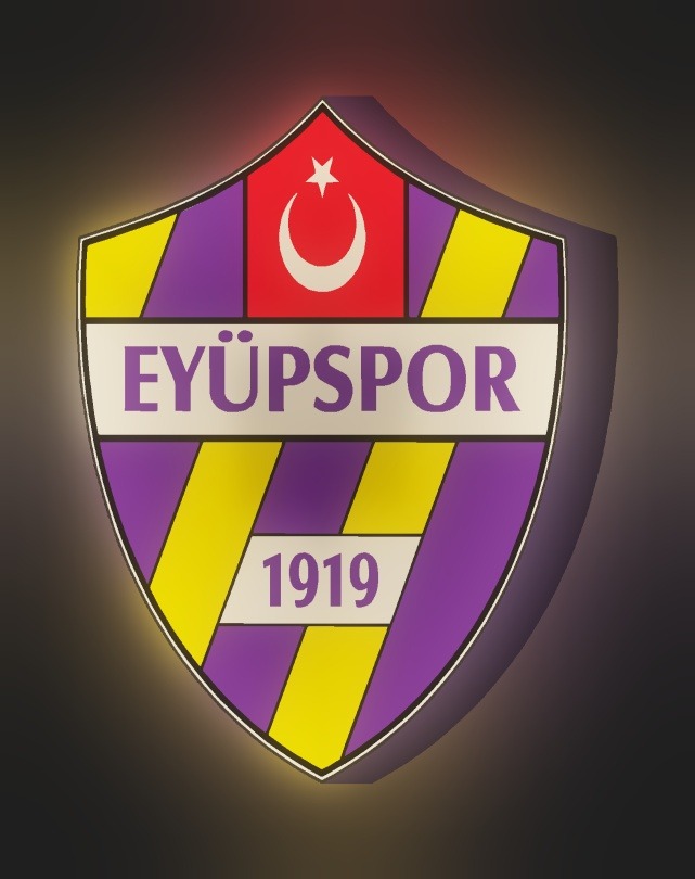 Eyüpspor LED-Leuchtschild leuchtend