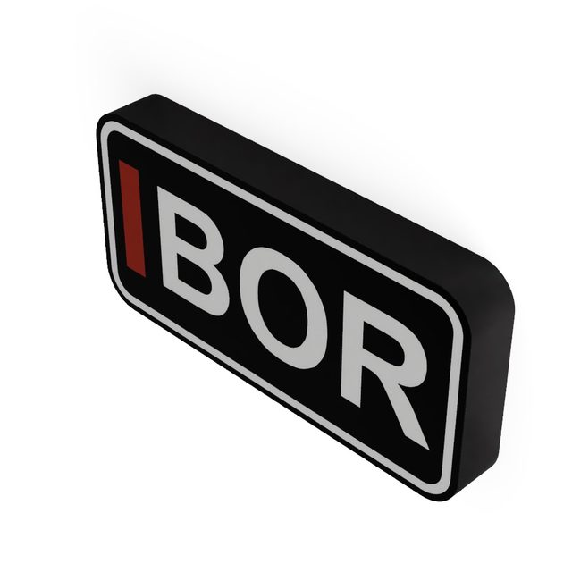 F1 Fahrer BOR LED-Leuchtschild Wanddeko Autodeko Geschenk