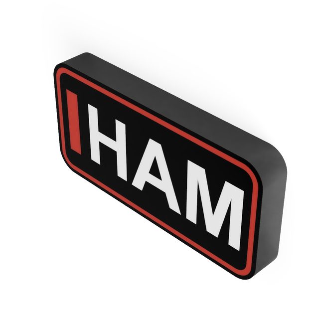 F1 Fahrer HAM 2 LED-Leuchtschild Wanddeko Autodeko Geschenk
