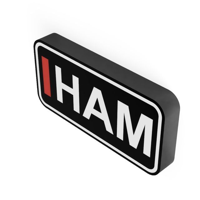 F1 Fahrer HAM LED-Leuchtschild Wanddeko Autodeko Geschenk