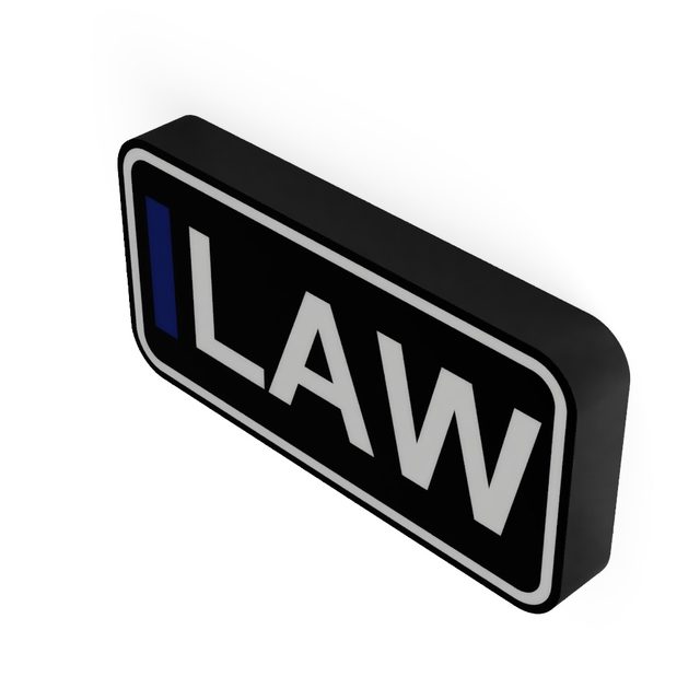 F1 Fahrer LAW LED-Leuchtschild Wanddeko Autodeko Geschenk