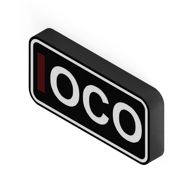 F1 Fahrer OCO LED-Leuchtschild Wanddeko Autodeko Geschenk