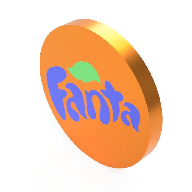 Fanta LED-Leuchtschild Bar Deko Geschenk