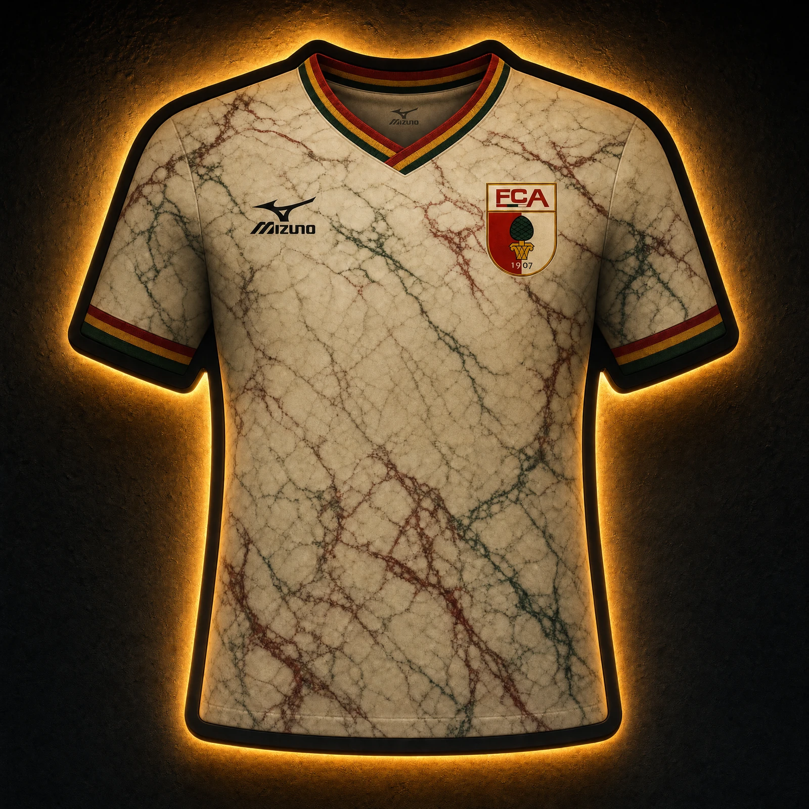 FC Augsburg Heimtrikot 2026/27 LED-Trikot-Lampe — Glow im Dunkeln