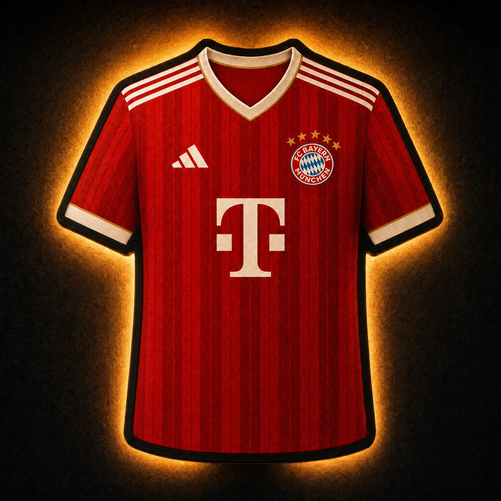 FC Bayern Heimtrikot 2026/27 LED-Trikot-Lampe — Glow im Dunkeln