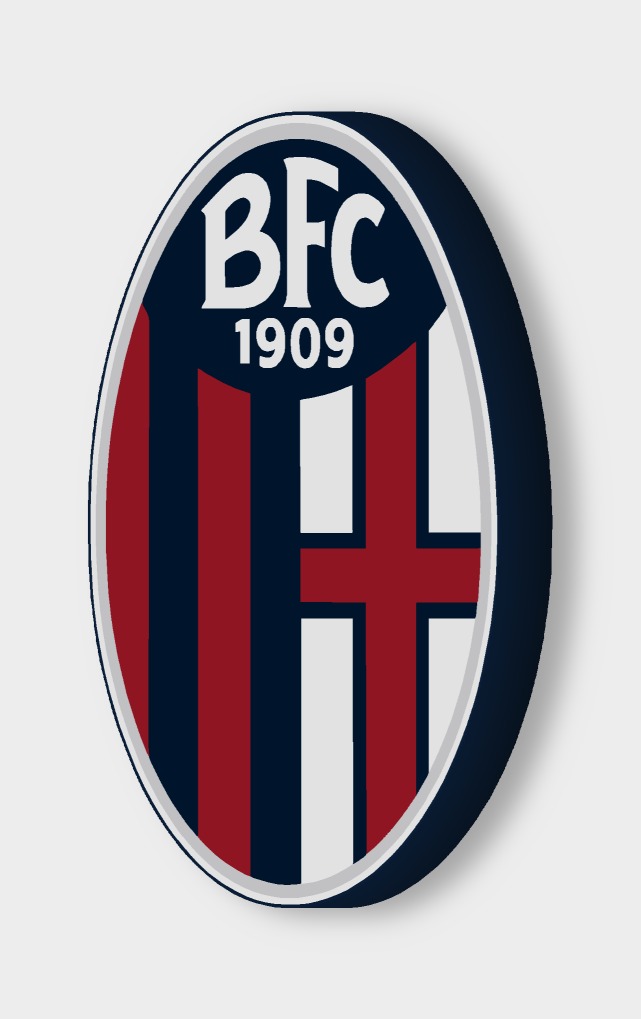 FC Bologna LED-Leuchtschild ausgeschaltet