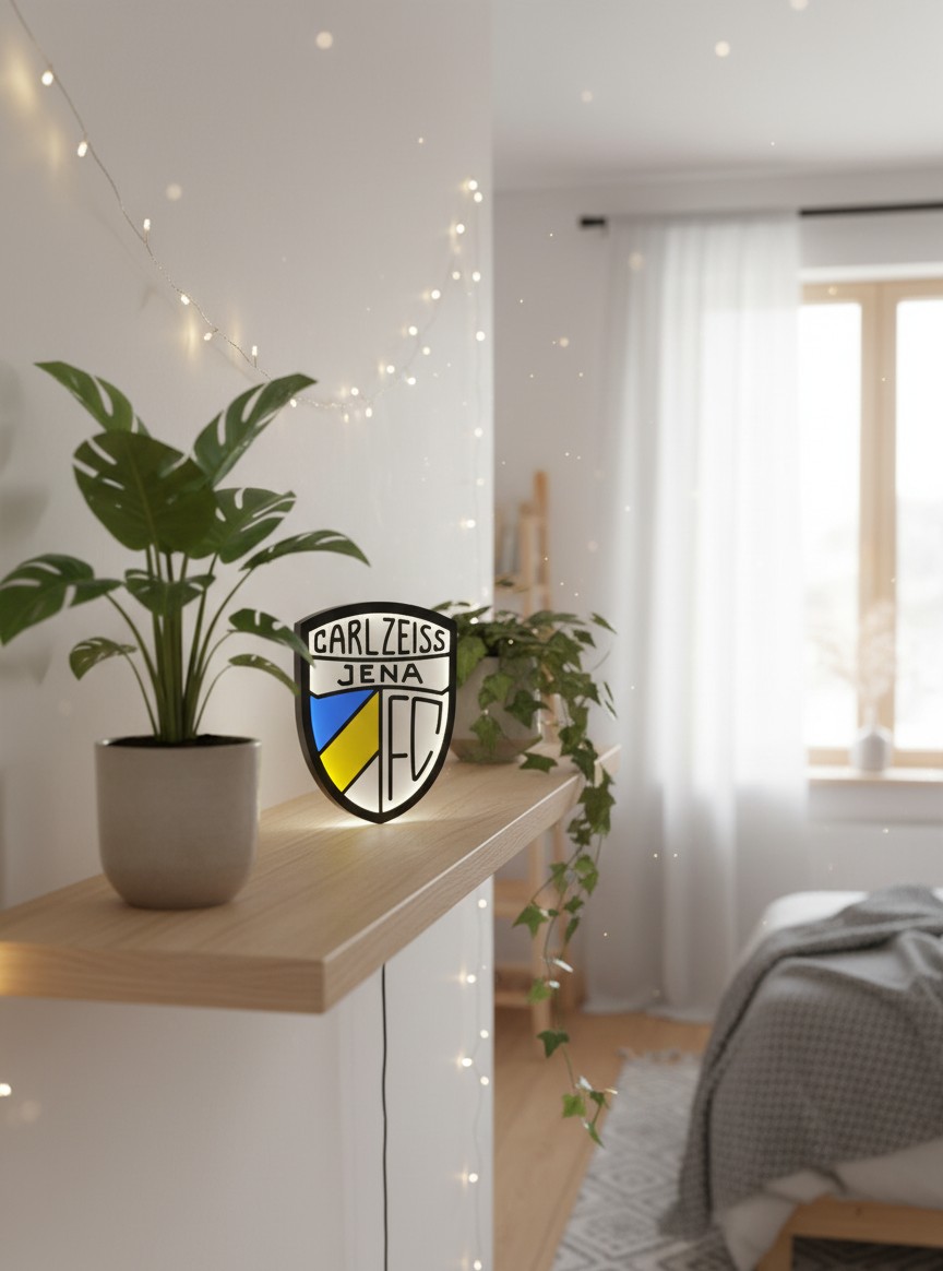 FC Carl Zeiss Jena LED-Leuchtschild - Mockup