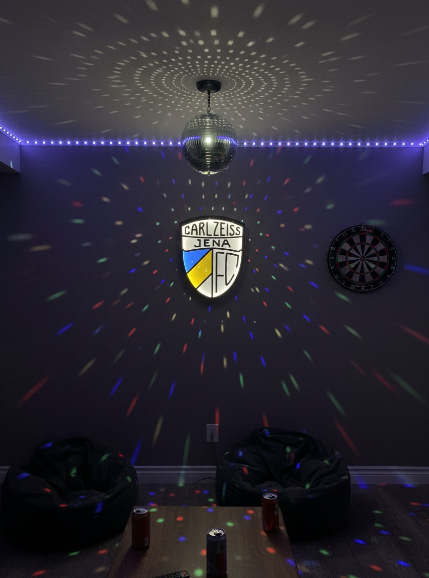 FC Carl Zeiss Jena LED-Leuchtschild - Mockup