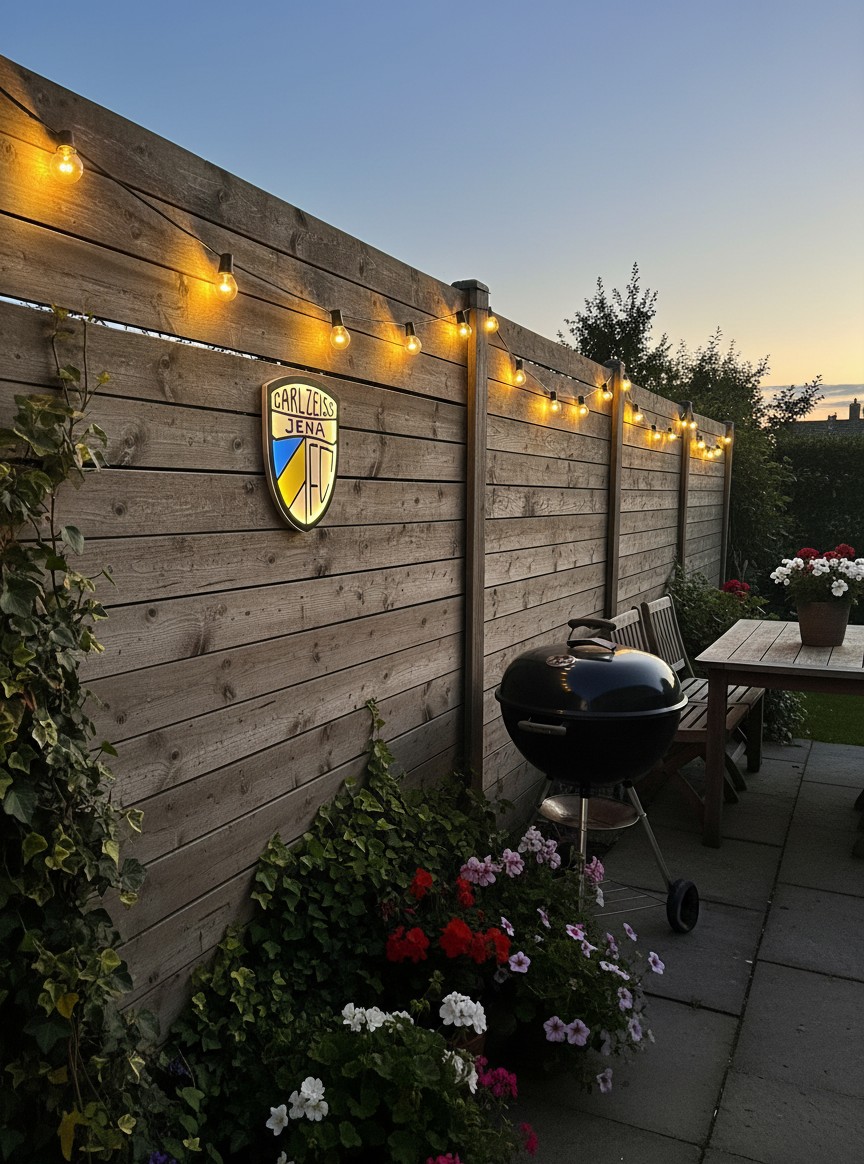 FC Carl Zeiss Jena LED-Leuchtschild - Mockup