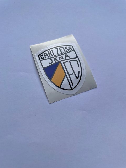 FC Carl Zeiss Jena Sticker Set - 5 hochglänzende Aufkleber mit FCC Logo in verschiedenen Größen
