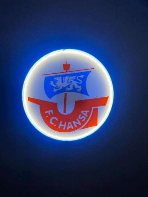 Hansa Rostock LED-Deko mit USB-Kabel und Batteriefach Optionen