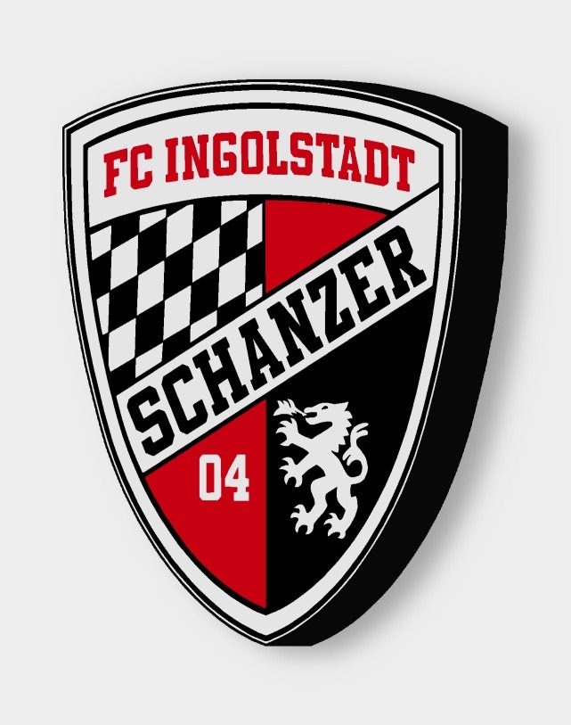 FC Ingolstadt 04 LED-Leuchtschild ausgeschaltet