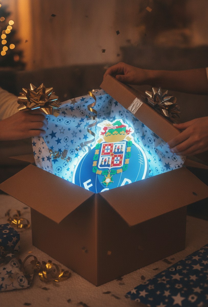 FC Porto LED-Leuchtschild Wanddeko Fandeko Geschenk - Mockup