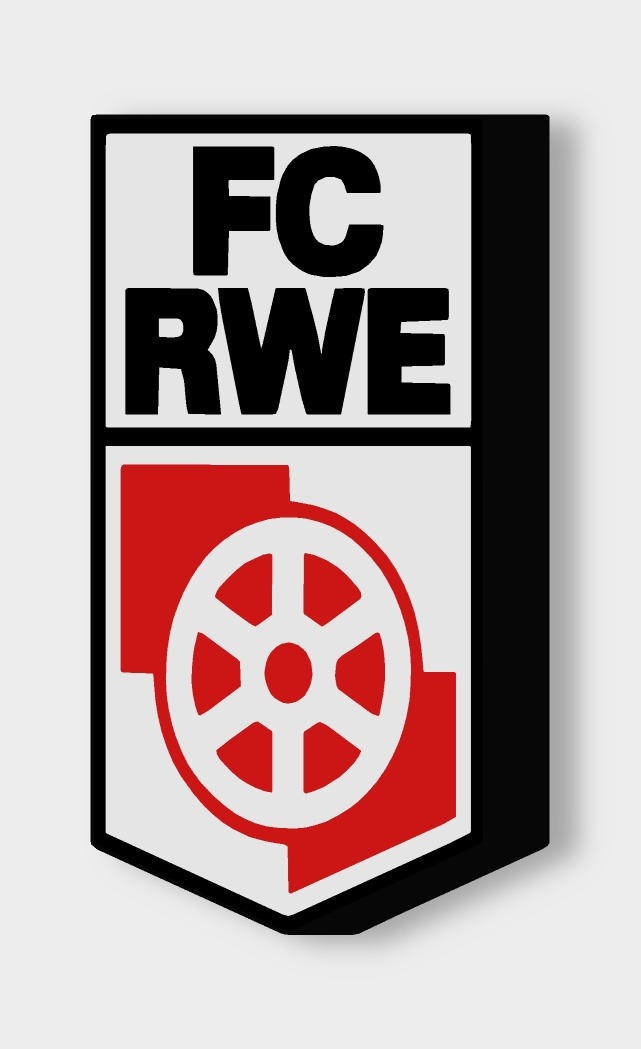 Rot-Weiß Erfurt LED-Leuchtschild ausgeschaltet