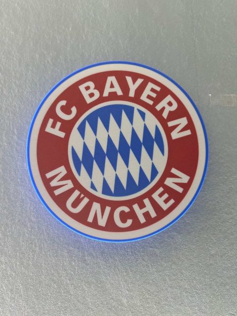 Bayern München Fan-Deko LED-Leuchtschild Detail