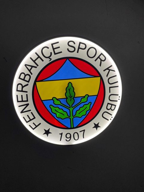 Fenerbahçe SK LED-Leuchtschild Detailansicht Logo