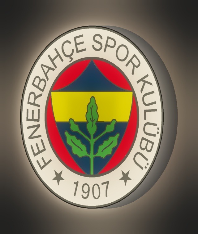 Fenerbahçe SK LED-Leuchtschild leuchtend