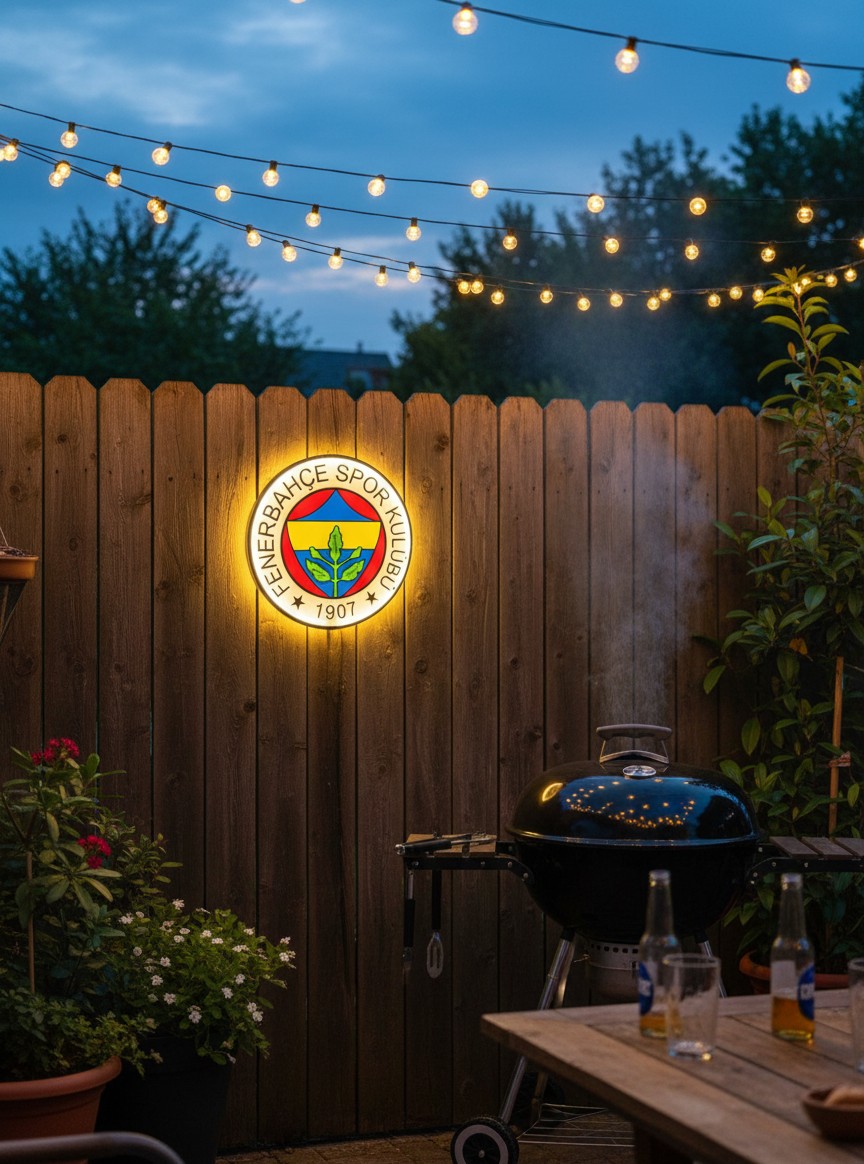 Fenerbahçe SK LED-Leuchtschild Wanddeko - Mockup