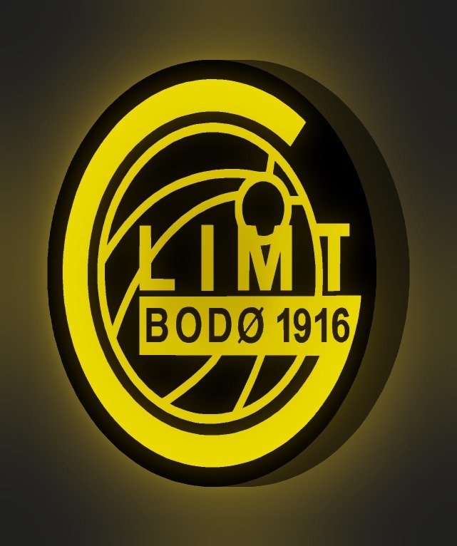 FK Bodø/Glimt LED-Leuchtschild leuchtend