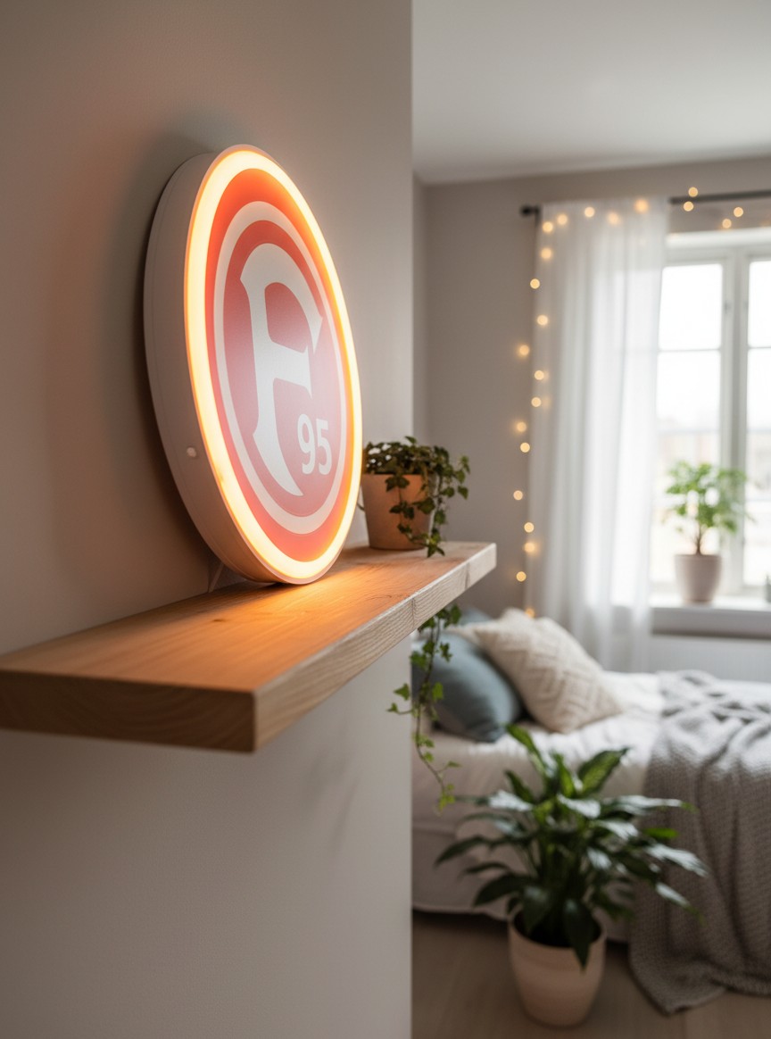 Fortuna Dusseldorf LED-Leuchtschild - Mockup