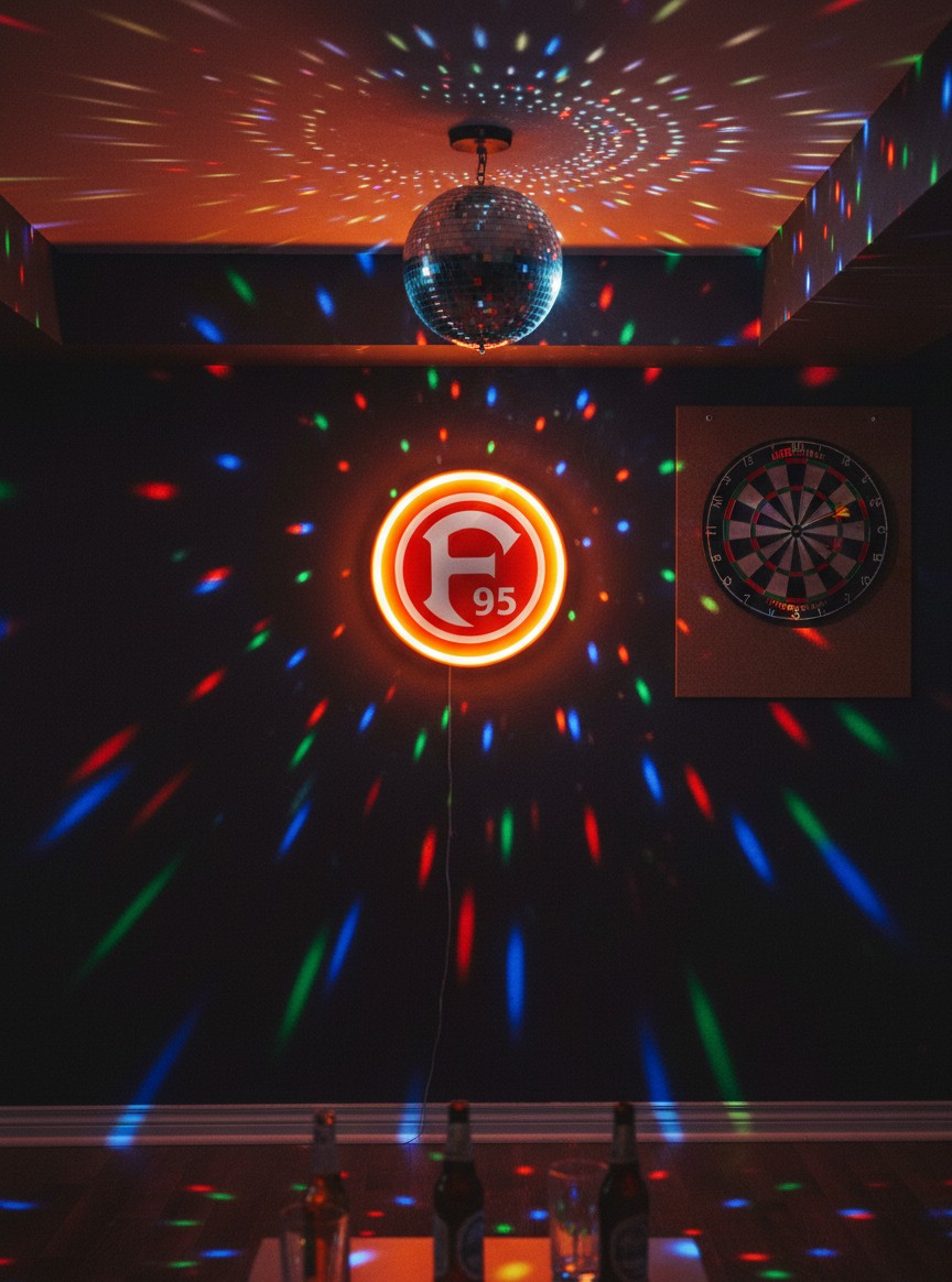 Fortuna Dusseldorf LED-Leuchtschild - Mockup