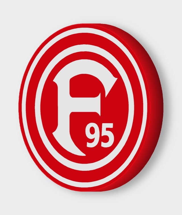 Fortuna Düsseldorf LED-Leuchtschild ausgeschaltet