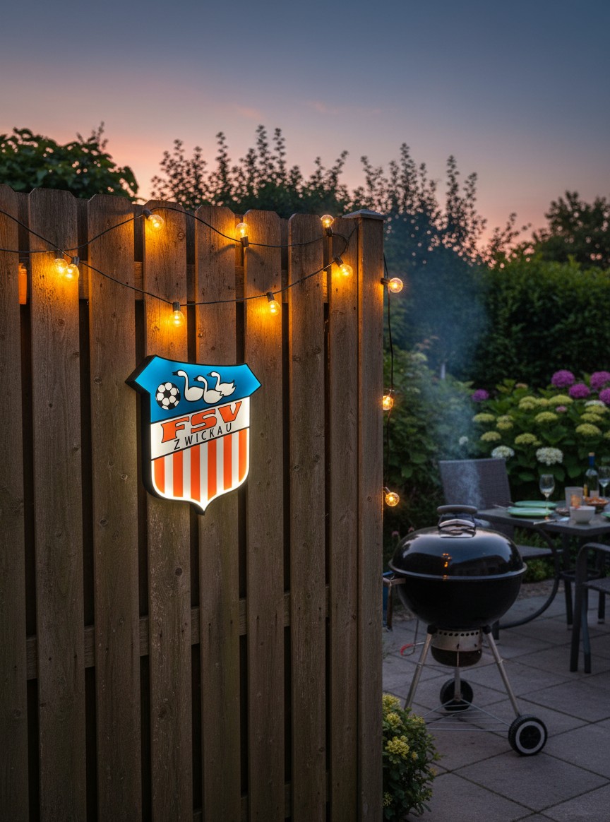 FSV Zwickau LED-Leuchtschild - Mockup