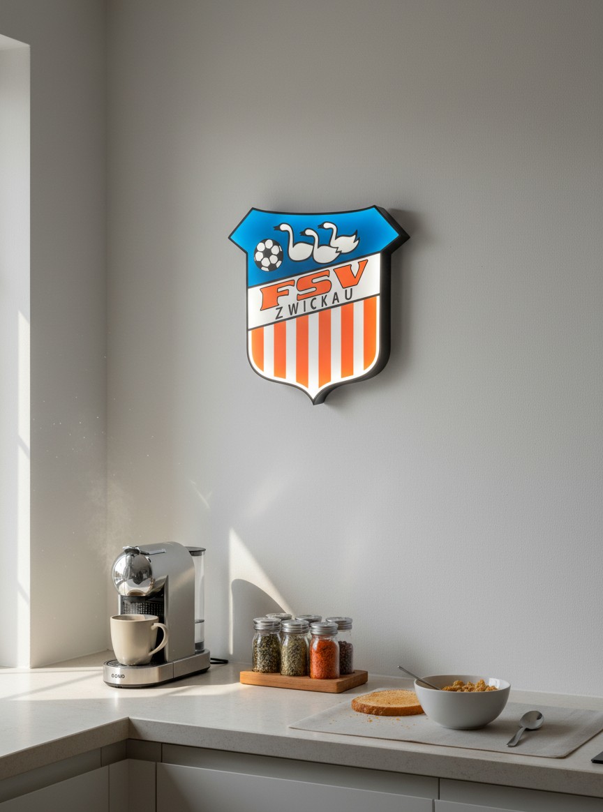 FSV Zwickau LED-Leuchtschild - Mockup