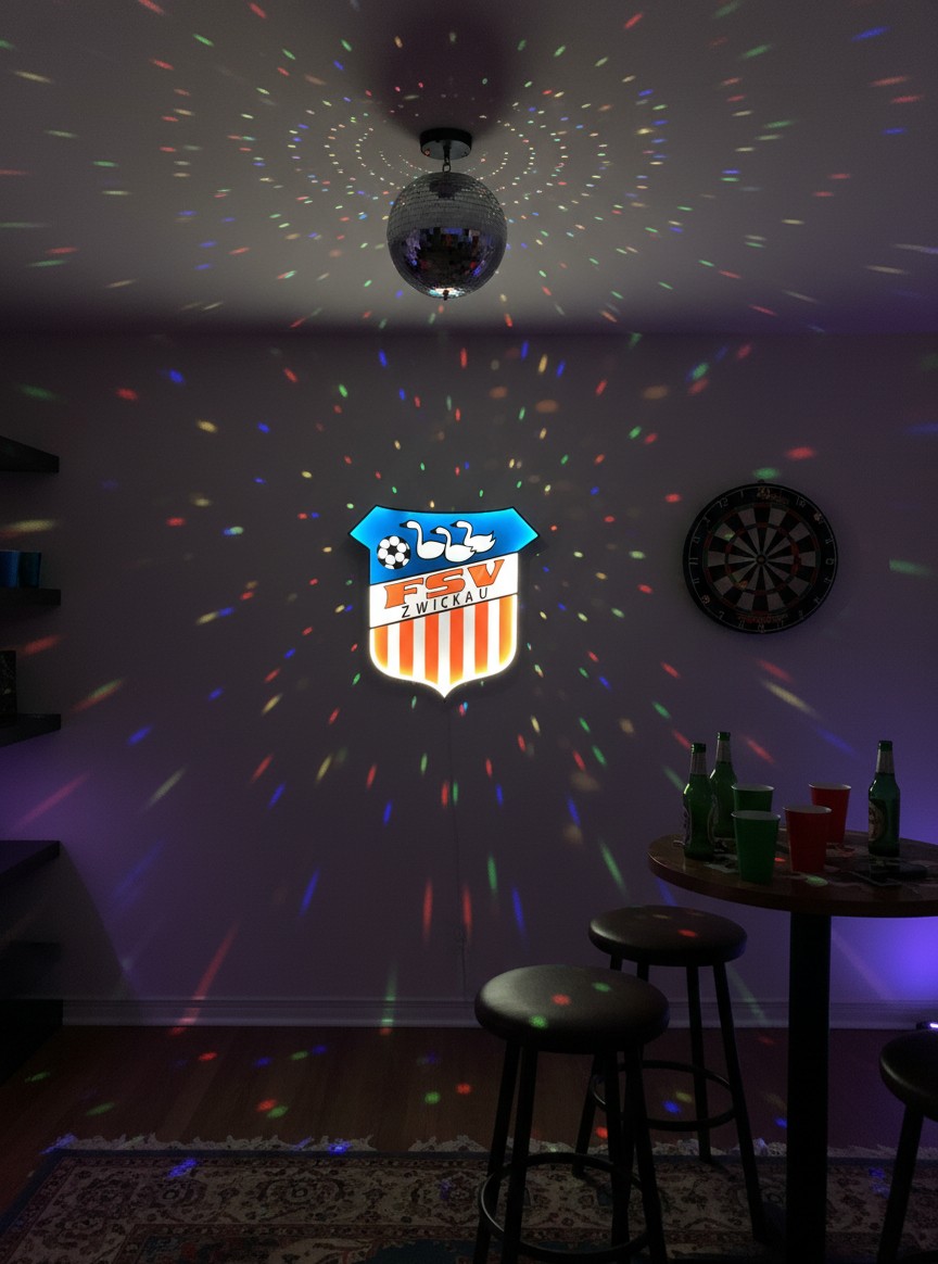 FSV Zwickau LED-Leuchtschild - Mockup