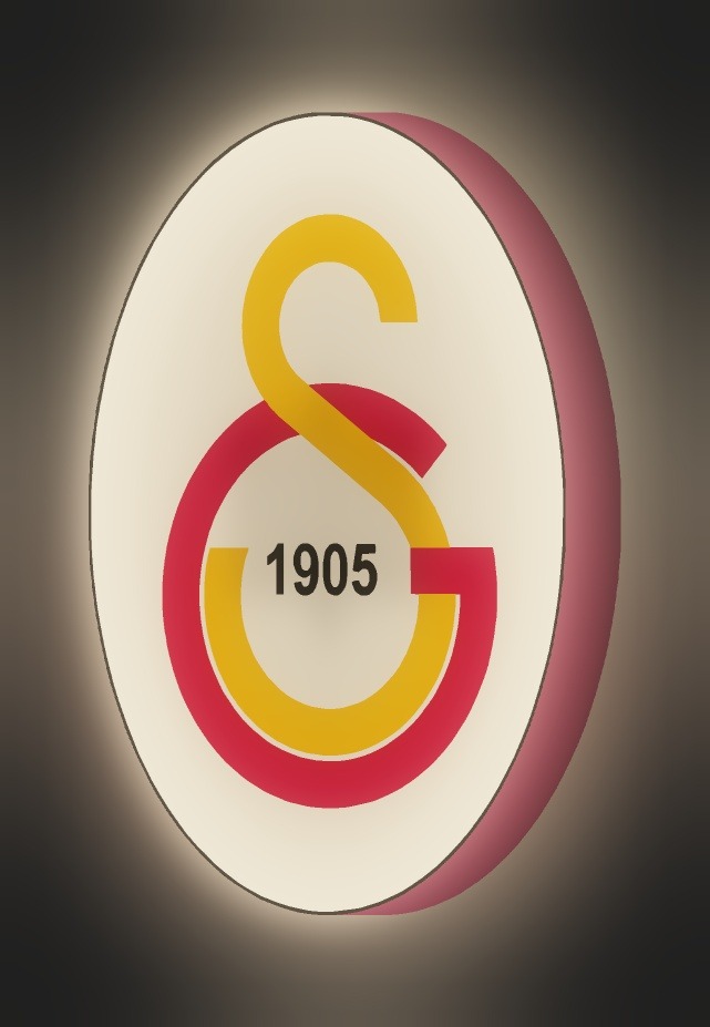 Galatasaray Istanbul LED-Leuchtschild leuchtend
