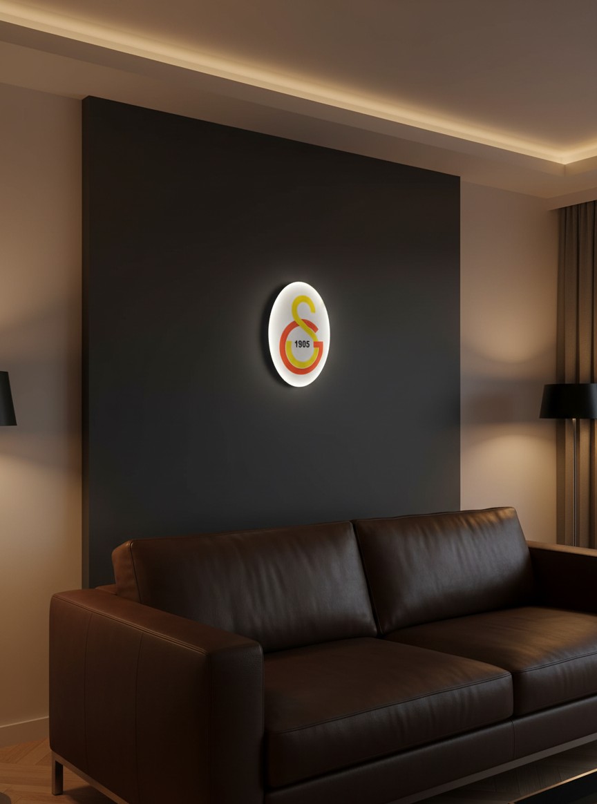 Galatasaray Istanbul LED-Leuchtschild - Mockup