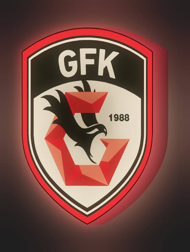 Gaziantep FK LED-Leuchtschild leuchtend