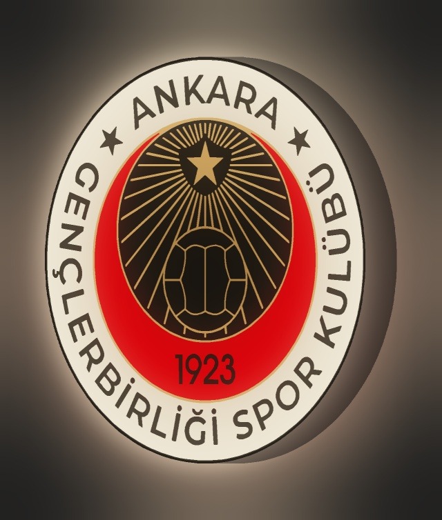 Gençlerbirliği LED-Leuchtschild leuchtend