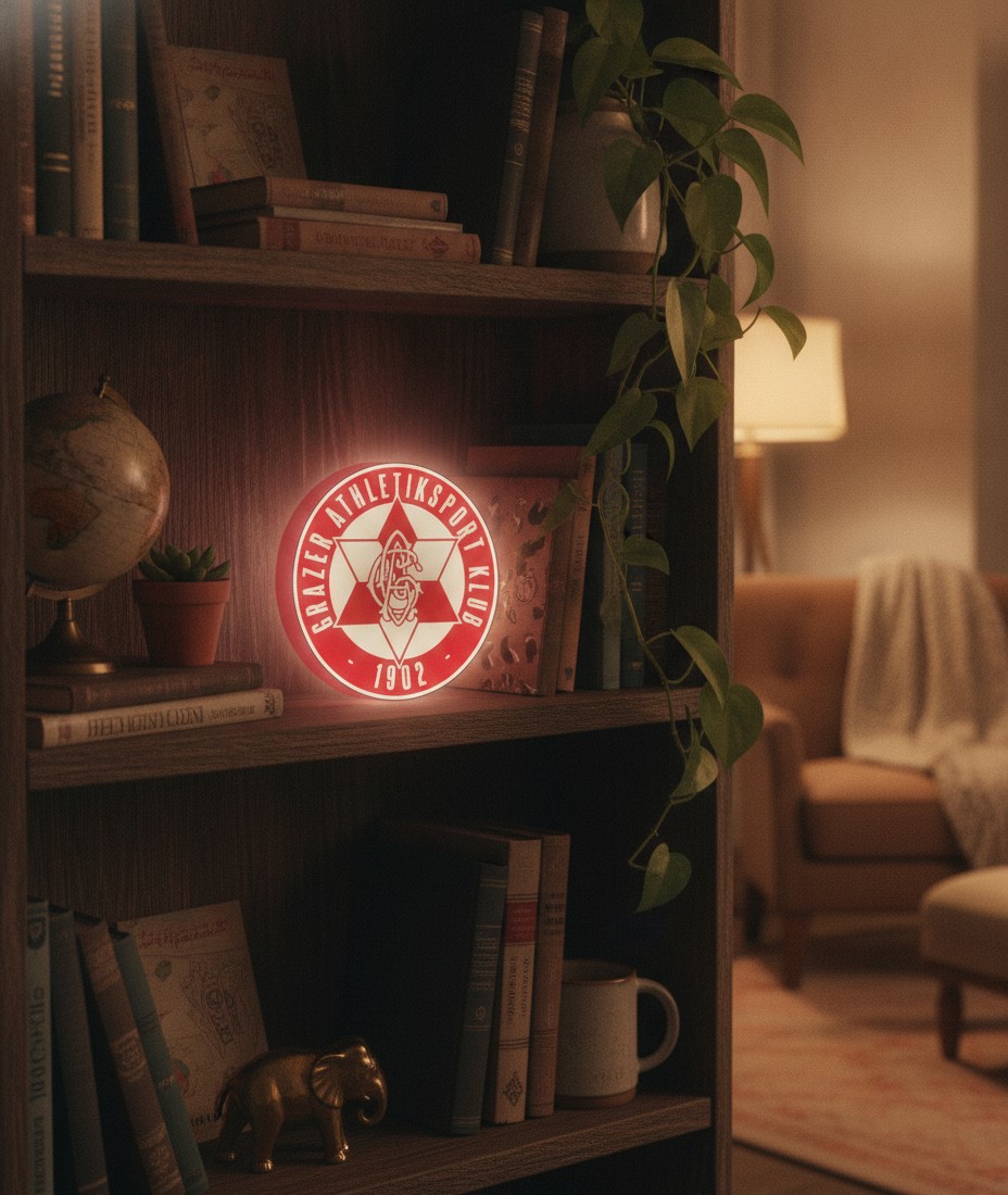 Grazer AK LED-Leuchtschild Wanddeko Fandeko Geschenk - Mockup