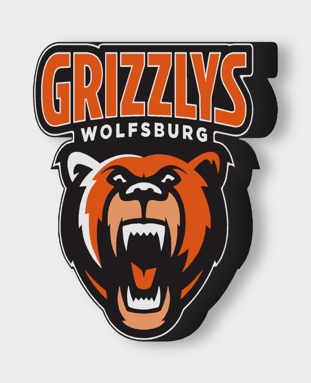 Grizzlys Wolfsburg LED-Leuchtschild ausgeschaltet