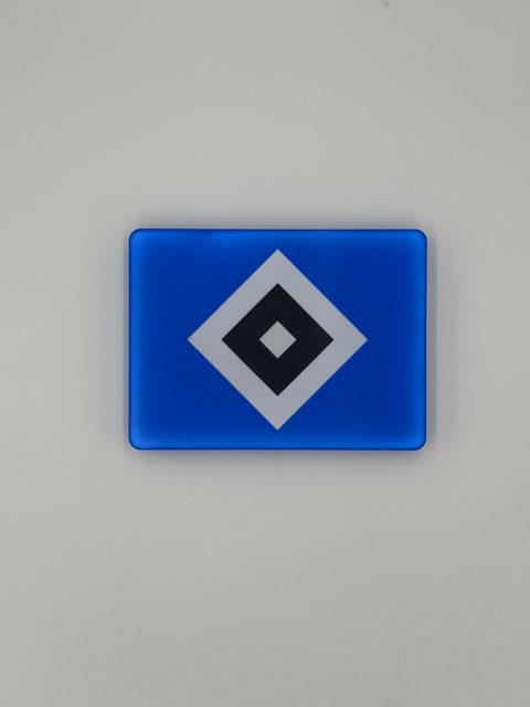 LED-Leuchtschild Hamburger SV für Fanzimmer