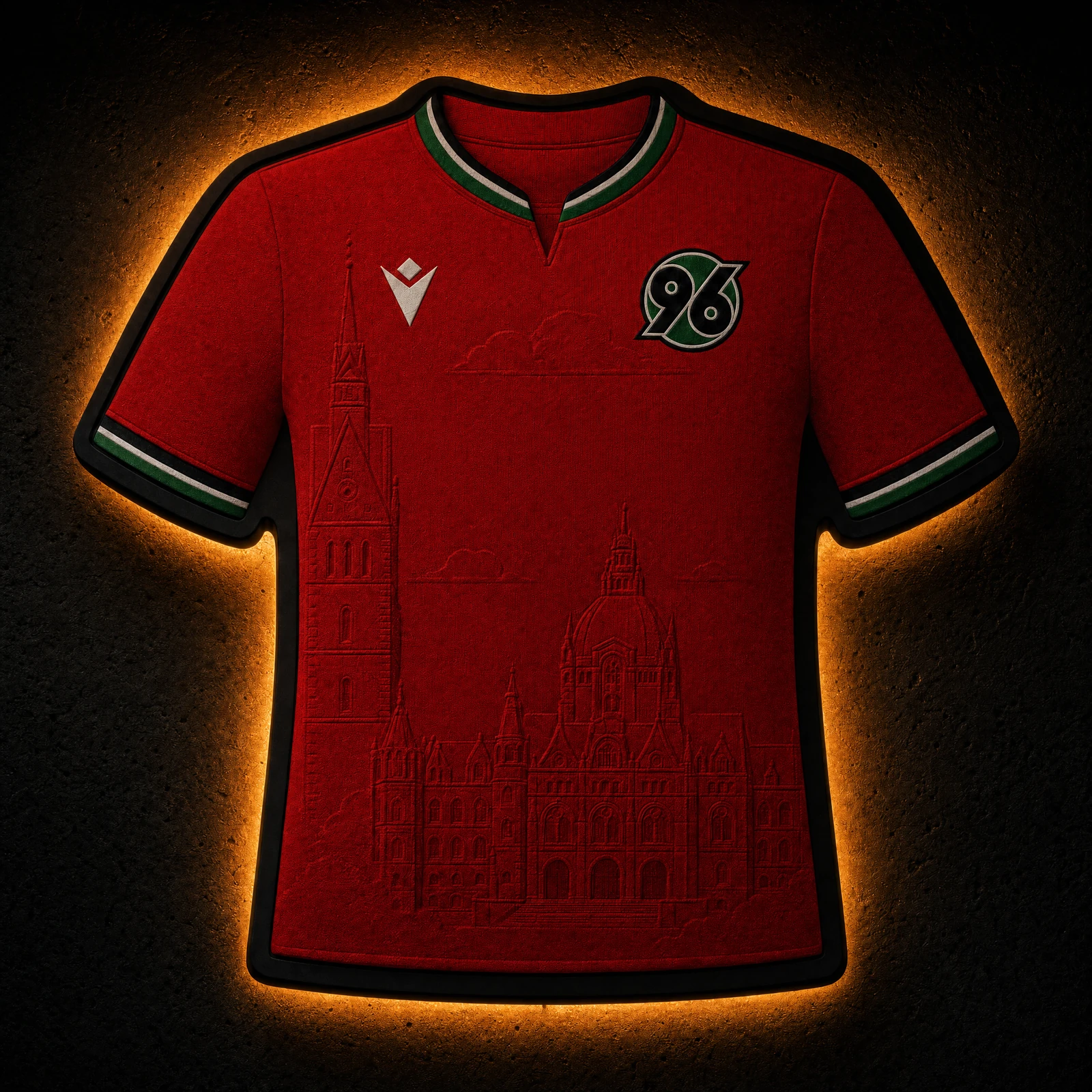 Hannover 96 Heimtrikot 2026/27 LED-Trikot-Lampe — Glow im Dunkeln