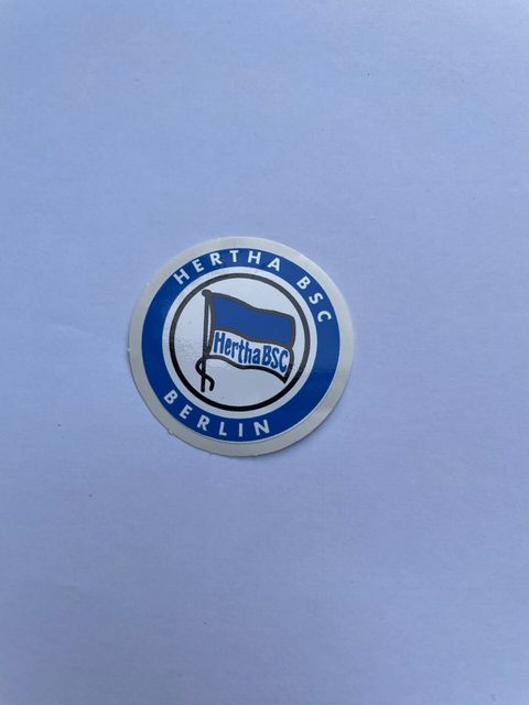 Hertha BSC Sticker Set - 5er Pack Hochglanz Aufkleber mit Vereinslogo in verschiedenen Größen