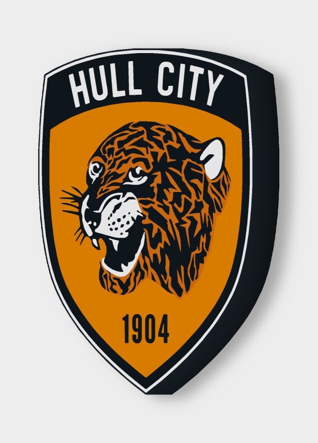 Hull City LED-Leuchtschild ausgeschaltet