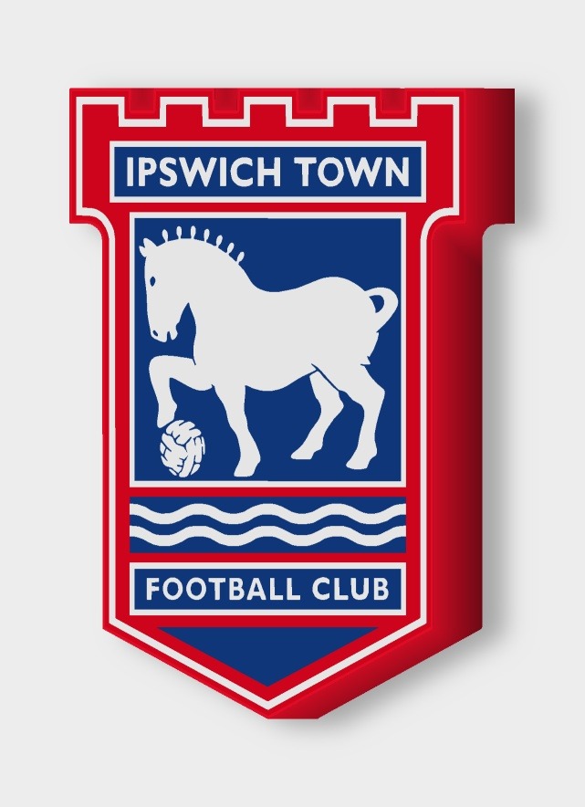 Ipswich Town LED-Leuchtschild ausgeschaltet