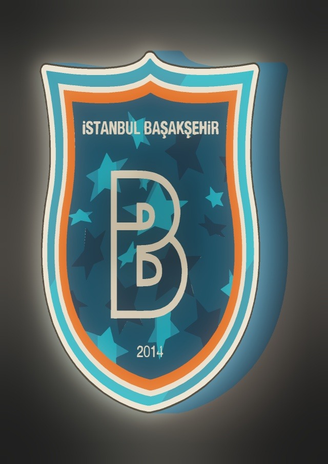 Istanbul Başakşehir LED-Leuchtschild leuchtend