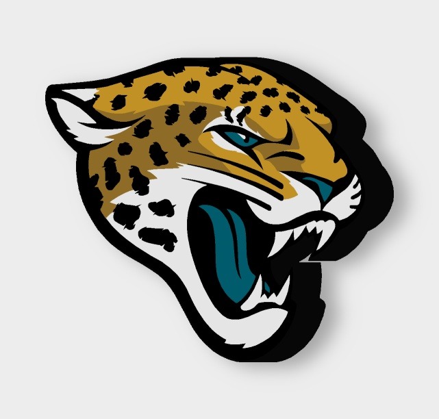 Jacksonville Jaguars LED-Leuchtschild ausgeschaltet