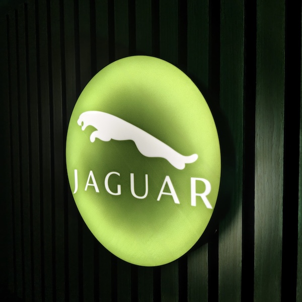 Jaguar LED-Leuchtschild Wanddeko Autodeko Geschenk