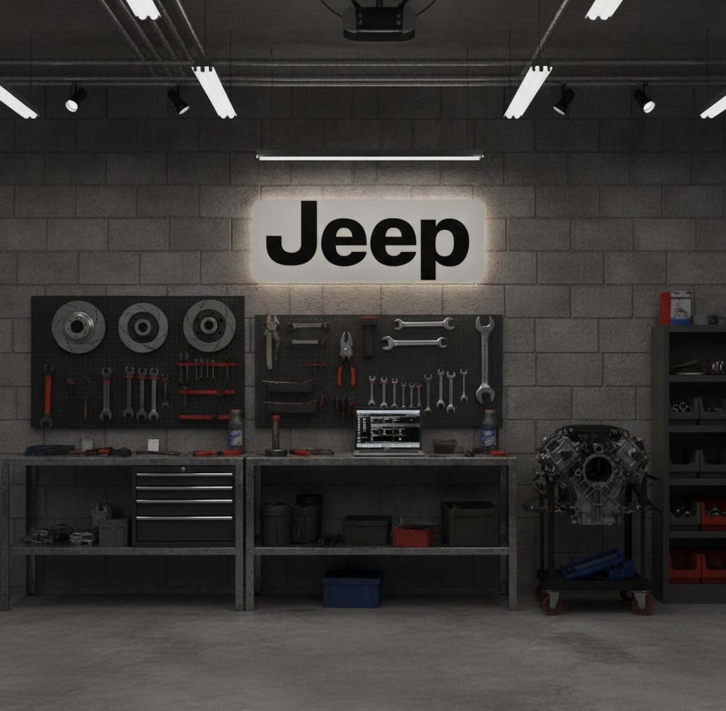 Jeep LED-Leuchte I - Mockup