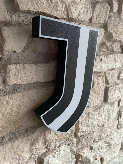 Juventus FC Tischlampe mit 3D-Logo-Effekt