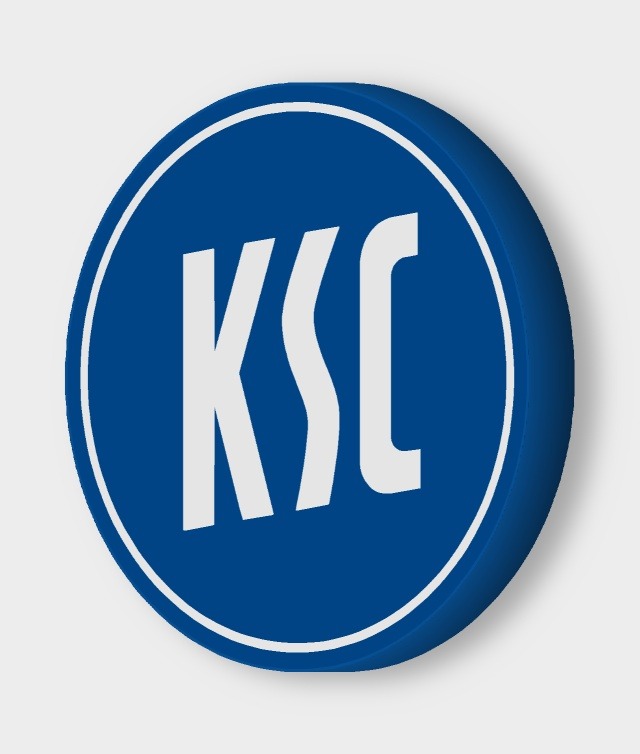 Karlsruher SC LED-Leuchtschild ausgeschaltet