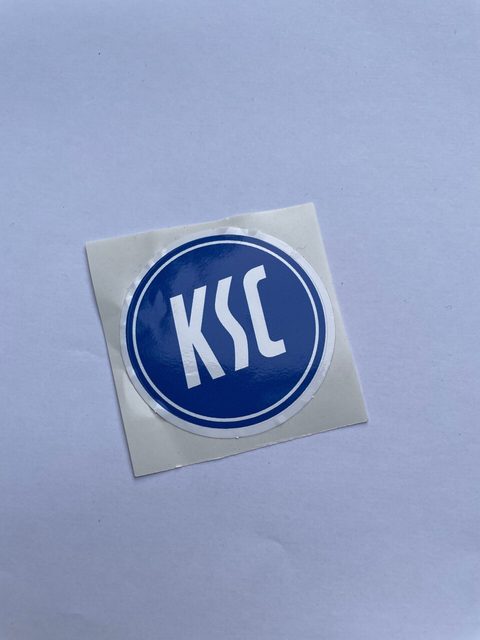 Karlsruher SC Sticker Set 5er Pack Hochglanz Aufkleber mit KSC Logo in verschiedenen Größen
