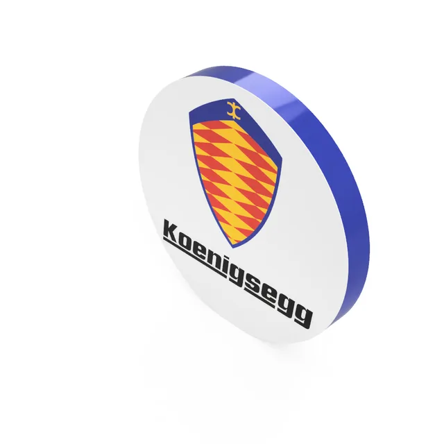 Koenigsegg LED-Leuchtschild Wanddeko Autodeko Geschenk