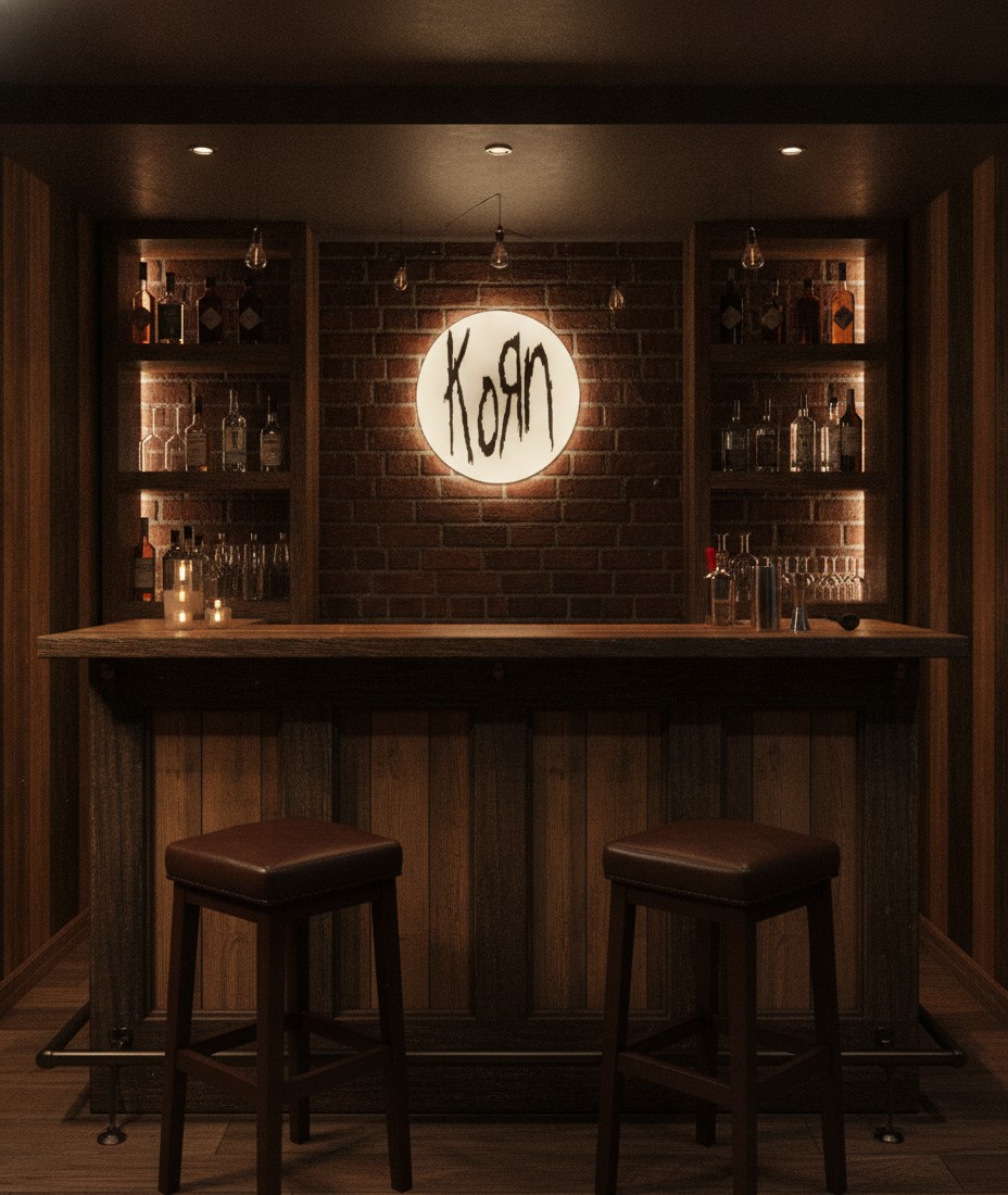 Korn LED-Leuchtschild Wanddeko Musik-Deko Geschenk - Mockup